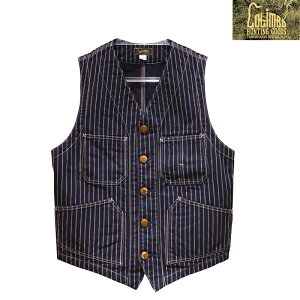�y���������z COLIMBO�i�R�����{�j �gSWITCHYARD VEST Wabash stripe/�X�E�B�b�`���[�h�x�X�g �E�H�o�b�V���X�g���C�v�h ZB-0120 �����Y �A���J�W ���[�N�x�X�g ���{��