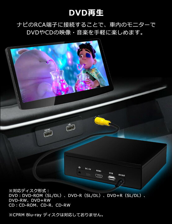 楽天市場】カーオーディオ 1din dvd cd hdmi カーステレオ 車載 