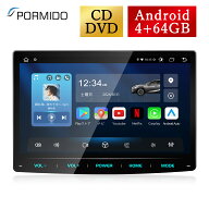 【24%OFFクーポンで50,084円 数量限定価格】 ディスプレイオーディオ android 10.1インチ cd dvd 4+64GB …