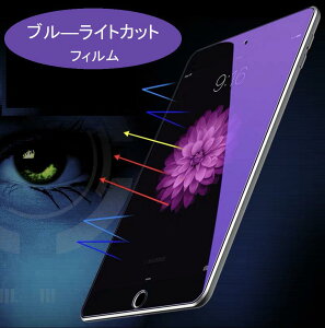 iPad ブルーライトカット フィルム 第10世代 第9世代 第8世代 第7世代 第6世代 11 10.9 10.5 10.2 9.7 mini4 mini5 Air3 Air4 Air5 Pro iPad タブレットフィルム 交換 アイパッドフィルム iPad保護シート ガラスフ