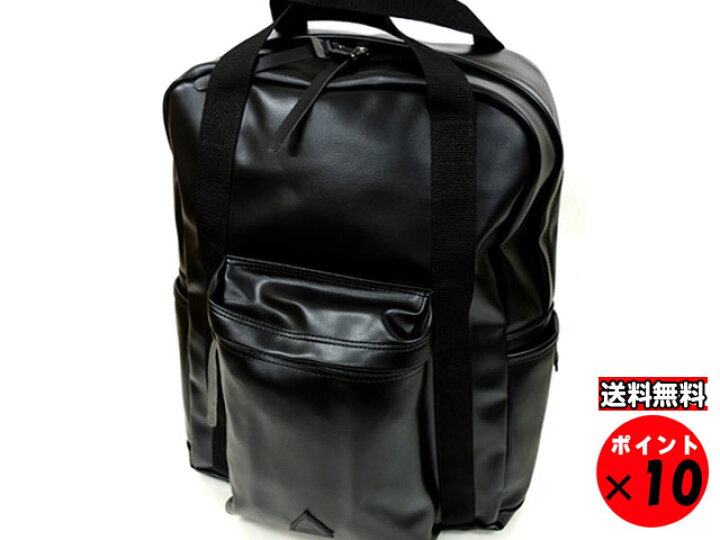 ANONYM CRAFTSMAN DESIGN アノニムクラフツマンデザイン 日本製 PVCレザー デイパック 12H DAYPACK ブラック 送料無料 あす楽対応 -