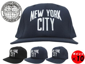 ★COOPERSTOWN BALL CAP 6PANEL スナップバック キャップ "NEW YORK CITY" NYC-C【あす楽対応】
