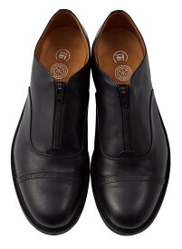 PORTER CLASSIC（ポータークラシック）GENTLEMAN'S LEATHER ZIP SHOES (BLACK ZIP) -BLACK-