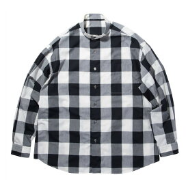 PORTER CLASSIC（ポータークラシック）BLOCK CHECK STAND COLLAR SHIRT