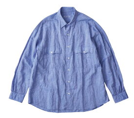 PORTER CLASSIC（ポータークラシック）ROLL UP LINEN COTTON SHIRT (CANCLINI)