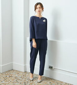スーツ レディース セットアップ パンツスーツ 2点セット (トップス、パンツ) セレモニー セレモニースーツ ママスーツ フォーマル フォーマルスーツ 卒業式 卒園式 入学式 入園式 ママ 母 コーデ 30代 40代 卒園式服装
