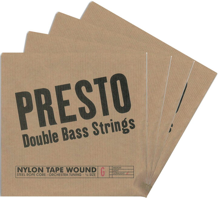 楽天市場】【Presto】Nylonwound プレスト コントラバス弦 SET 