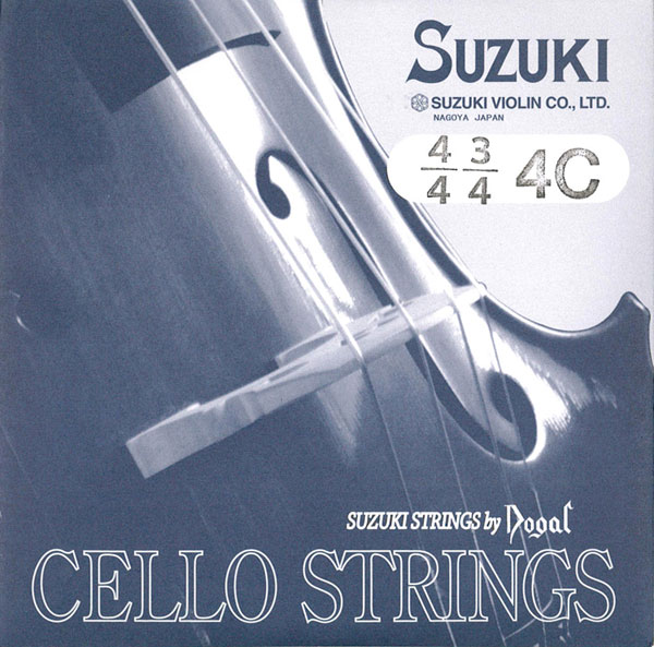 リニューアルしました 未使用品 Suzuki スズキ チェロ弦 各サイズ 4C 送料無料カード決済可能 Dogal