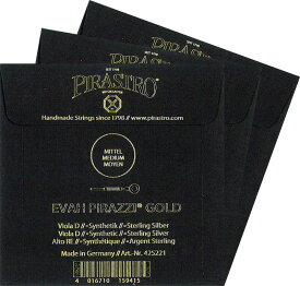 【Evah Pirazzi Gold】エヴァピラッツィ　ゴールド　ビオラ弦 2D・3G・4Cセット