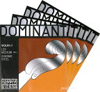 【Dominant】ドミナントバイオリン弦 セット（1E=スチール・129/3D=アルミ巻・132）