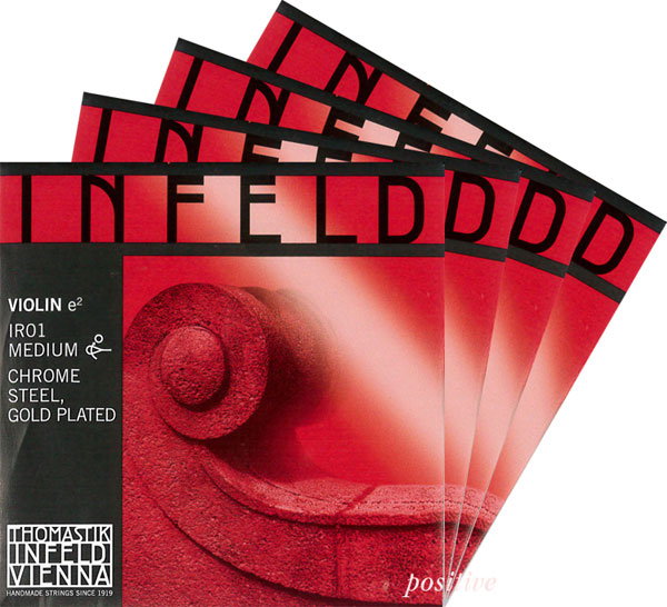 予約 定番から日本未入荷 重厚な音色が特徴 Infeld-Red インフェルド赤バイオリン弦 セット