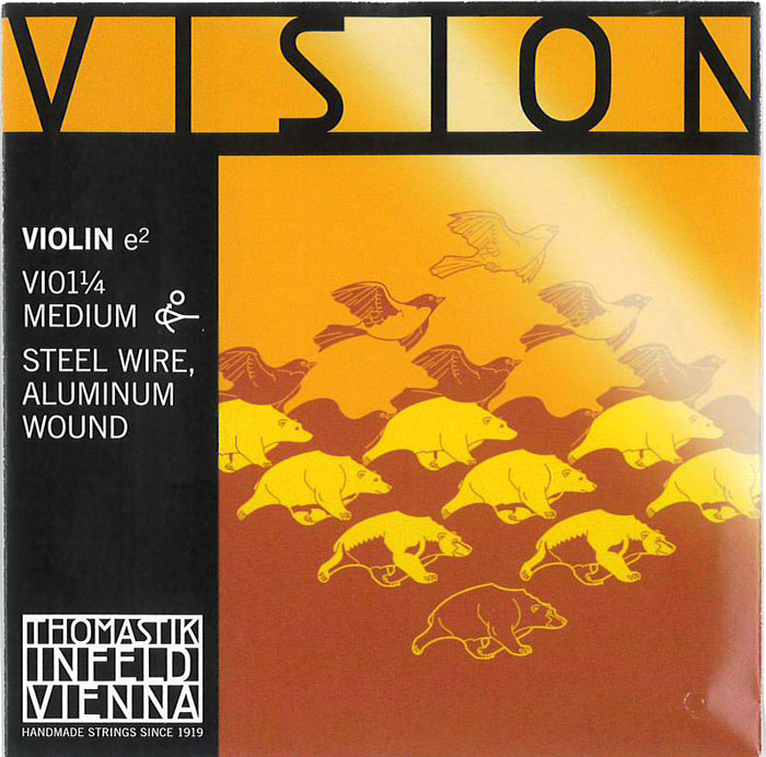 ヴィジョン バイオリン弦 1E(VI01) 4〜1 16サイズ