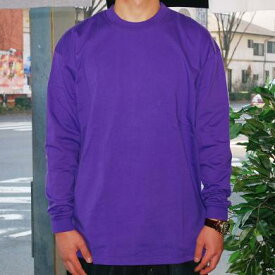 【SALE/セール】DOUBLE ヘビーウェイト L/S Tシャツ (PURPLE)