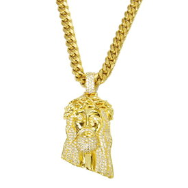 ゴールデンギルト デザインバイティーエスエス GOLDEN GILT DESIGN BY TSS XL JESUS W/CUBAN NECKLACE GOLD / ゴールド ネックレス