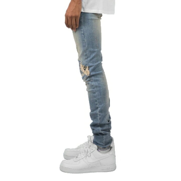 楽天市場】ミニマル mnml X162 DENIM STRETCH BLUE/ブルー デニム 