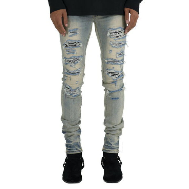 楽天市場】ミニマル mnml X165 STRETCH DENIM BLUE / ブルー デニム 