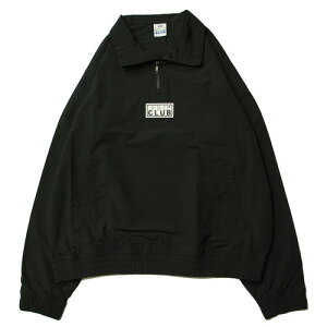 �v���N���u PRO CLUB COMFORT COTTON / NYLON HALF ZIP TRACK JACKET BLACK / �u���b�N �i�C���� �n�[�t�W�b�v �g���b�N �W���P�b�g