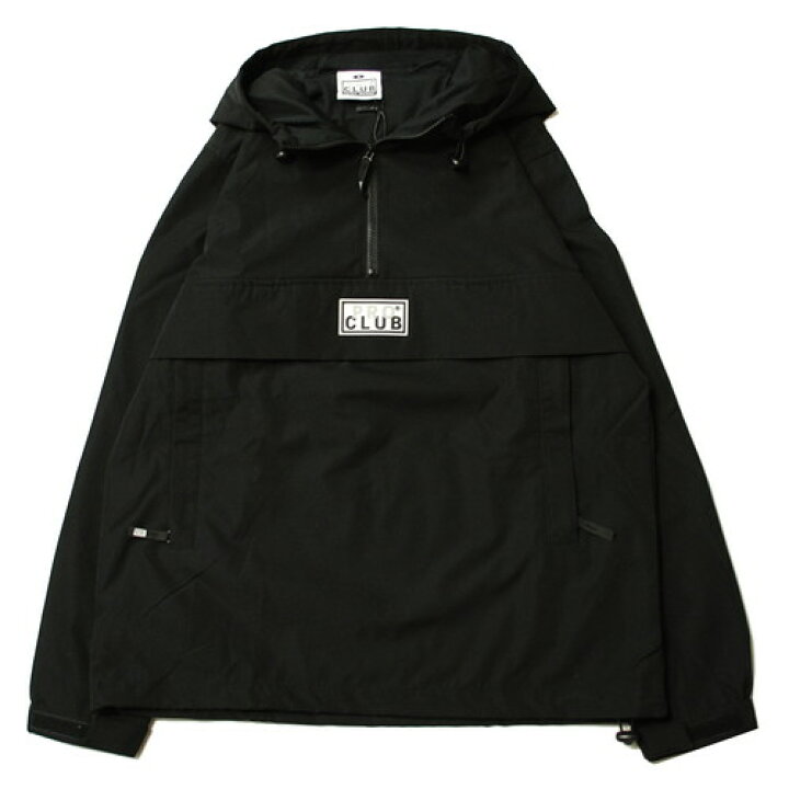 楽天市場】プロクラブ PRO CLUB NYLON ANORAK PULLOVER JACKET BLACK 