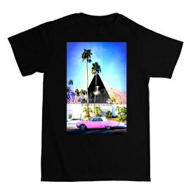 【SALE/セール】アールマックスクロージング R MAX CLOTHING VINTAGE SUMMER S/S Tシャツ BLACK/ブラック Tシャツ 半袖　パーム アメ車