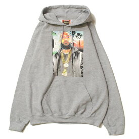 【SALE/セール】アールマックスクロージング R MAX CLOTHING RIP NIPSEY HUSSLE HOODIES GRAY/グレー フード パーカー　ニプシー ハッスル パームツリー