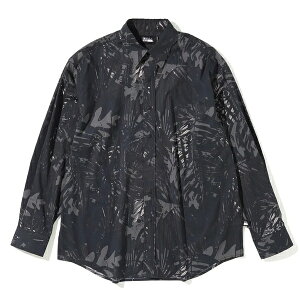 �t�@�[�X�g�_�E�� FIRST DOWN LEAF L/S SHIRT BLACK LEAF / �u���b�N���[�t �����O�X���[�u �V���c