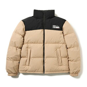 �t�@�[�X�g�_�E�� FIRST DOWN BUBBLE DOWN JACKET MICROFTR BEIGE / �x�[�W�� �o�u�� �_�E�� �W���P�b�g �}�C�N���t�g