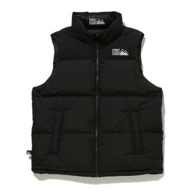 【SALE/セール】ファーストダウン FIRST DOWN BUBBLE DOWN VEST MICROFT® BLACK / ブラック バブル ダウン ベスト マイクロフト