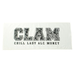 �~���[�W�b�N MUSICK LIFESTYLE CLAM FACE TOWEL WHITE / �z���C�g �t�F�C�X �^�I��