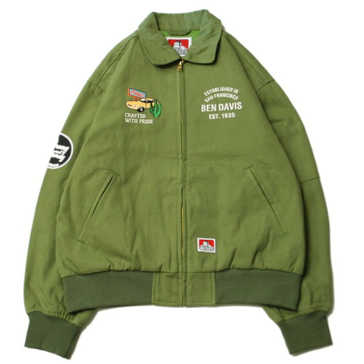 楽天市場】ベン デイビス BEN DAVIS COTTON DUCK SOUVENIR JACKET 