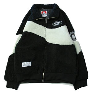 �x�� �f�C�r�X BEN DAVIS HAZY BOA STAND COLLAR JACKET BLACK / �u���b�N �{�A �W���P�b�g