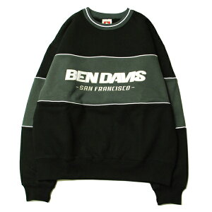 �x�� �f�C�r�X BEN DAVIS PLAYERS CREW SWEAT BLACK / �u���b�N �N���[ �X�E�F�b�g �g���[�i�[