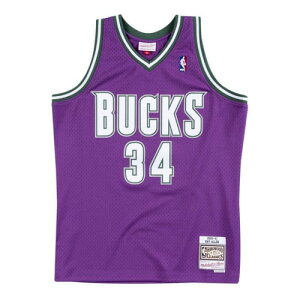�~�b�`�F��&�l�X MITCHELL&NESS MILWAUKEE BUCKS RAY ALLEN SWINGMAN JERSEY PURPLE / �p�[�v�� ���C �A���� �o�X�P�b�g�{�[�� �V���c �~���E�H�[�L�[ �o�b�N�X NBA �o�X�P
