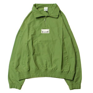 �v���N���u PRO CLUB COMFORT COTTON / NYLON HALF ZIP TRACK JACKET MOSS GREEN / ���X�O���[�� �i�C���� �n�[�t�W�b�v �g���b�N �W���P�b�g