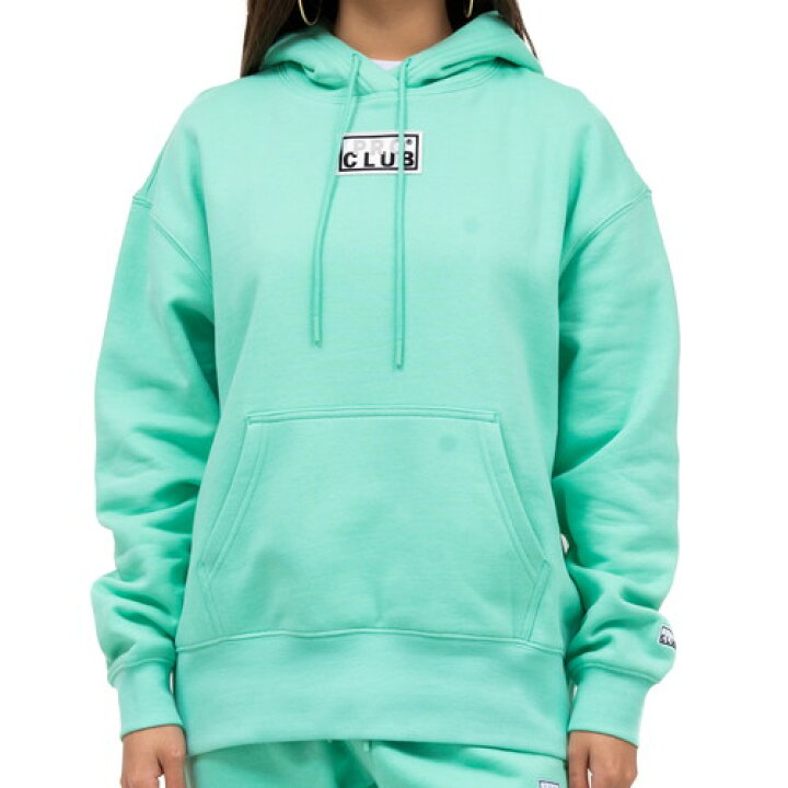 楽天市場】プロクラブ PRO CLUB HEAVY WEIGHT BOX LOGO HOODIE MINT 