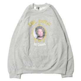 【SALE/セール】レトロ ヘリテージ RETRO HERITAGE DR DRE THE CHRONIC SWEAT GRAY / グレー クルーネック スウェット トレーナー