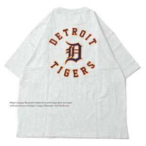 MLB �I�t�B�V���� MLB OFFICIAL DETROIT TIGERS BACK CIRCLE S/S T�V���c ASH / �A�b�V�� ���� �V���c �f�g���C�g �^�C�K�[�X