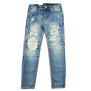 ���B�N�g���A�X VICTORIOUS LA DL1119 RIP & REPAIR STRETCH DENIM SLIM PANTS INDIGO / �C���f�B�S �X���� �f�j�� �p���c �X�g���b�`