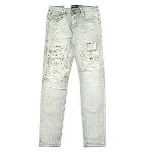 ���B�N�g���A�X VICTORIOUS LA DL1119 RIP & REPAIR STRETCH DENIM SLIM PANTS GRAY / �O���[ �X���� �f�j�� �p���c �X�g���b�`