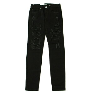 ���B�N�g���A�X VICTORIOUS LA DL1119 RIP & REPAIR STRETCH DENIM SLIM PANTS BLACK / �u���b�N �X���� �f�j�� �p���c �X�g���b�`