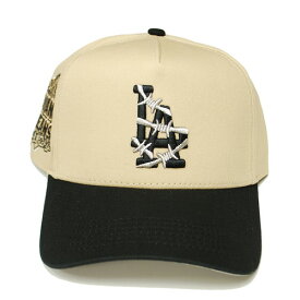 キープ アウト フェイク ラブ KEEP OUT FAKE LOVE WORLD FAMOUS LA SNAPBACK CAP KHAKI × BLACK / カーキ × ブラック スナップバック キャップ 帽子