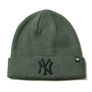 tH[eB[Zu ' 47 NEW YORK YANKEE CUFF KNIT BEANIE CHARCOAL × BLACK / `R[ × ubN j[[N L[X Jt jbg Lbv r[j[ Xq