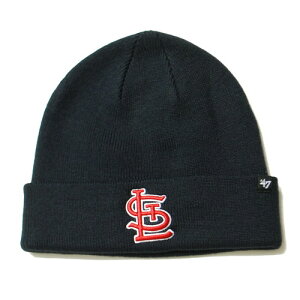 �t�H�[�e�B�[�Z�u�� ' 47 ST. LOUIS CARDINALS CUFF KNIT BEANIE NAVY × RED / �l�C�r�[ × ���b�h �Z���g���C�X �J�[�W�i���X �J�t �j�b�g �L���b�v �r�[�j�[ �X�q