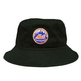 ニューエラ NEW ERA NEW YORK METS PRI LOGO BUCKET-01 HAT BLACK / ブラック ニューヨーク メッツ バケット ハット 帽子
