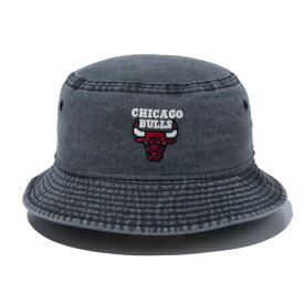 ニューエラ NEW ERA CHICAGO BULLS BUCKET-01 NBA ACID WASH HAT BLACK / ブラック シカゴ ブルズ バケット ハット 帽子