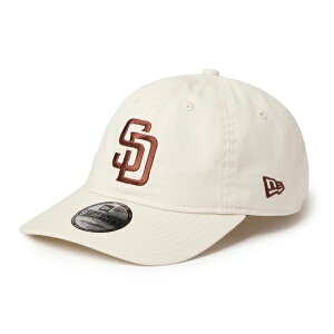 �j���[�G�� NEW ERA 9TWENTY WASHED COTTON SAN DIEGO PADRES IVORY / �A�C�{���[ �T���f�B�G�S �p�h���X �E�H�b�V���h�R�b�g�� �L���b�v �X�q 920 CAP