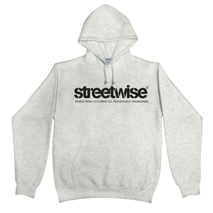 楽天市場】ストリートワイズ STREETWISE STENCIL HOODIE GRAY / グレー 