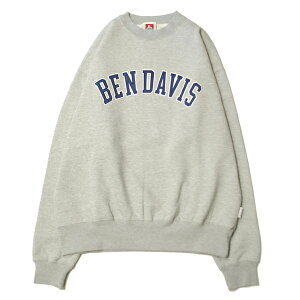 �x�� �f�C�r�X BEN DAVIS ARCH LOGO CREW SWEAT GRAY / �O���[ �N���[ �X�E�F�b�g �g���[�i�[