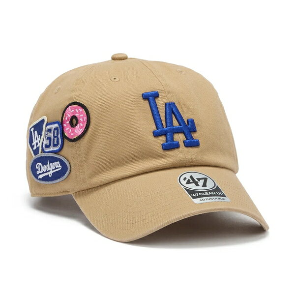 フォーティーセブン '47 LOS ANGELES DODGERS BADGES CLEAN UP CAP KHAKI / カーキ ロサンゼルス ドジャース クリーンナップ キャップ 帽子