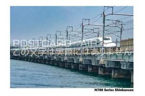 yS̃|XgJ[hzuN700 Series Shinkansenvlt߂ʉ߂N700nV̗t@nKL@photo by MIRO