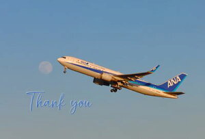 yӂ`|XgJ[hzANA S̃WFbg@ƌuThank youvtnKL yY@photo by MIRO